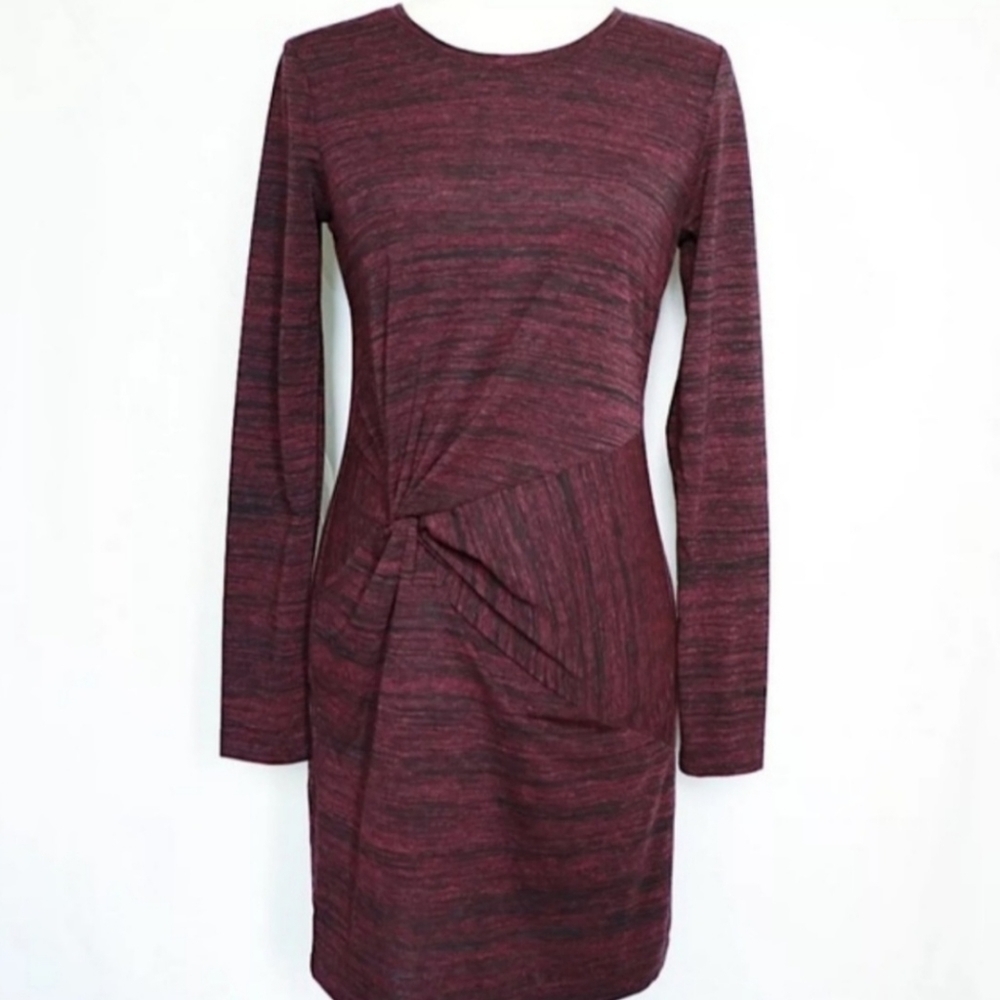 Fabletics burgundy athleisure space dye Brooke dress - Picture 2 of 8